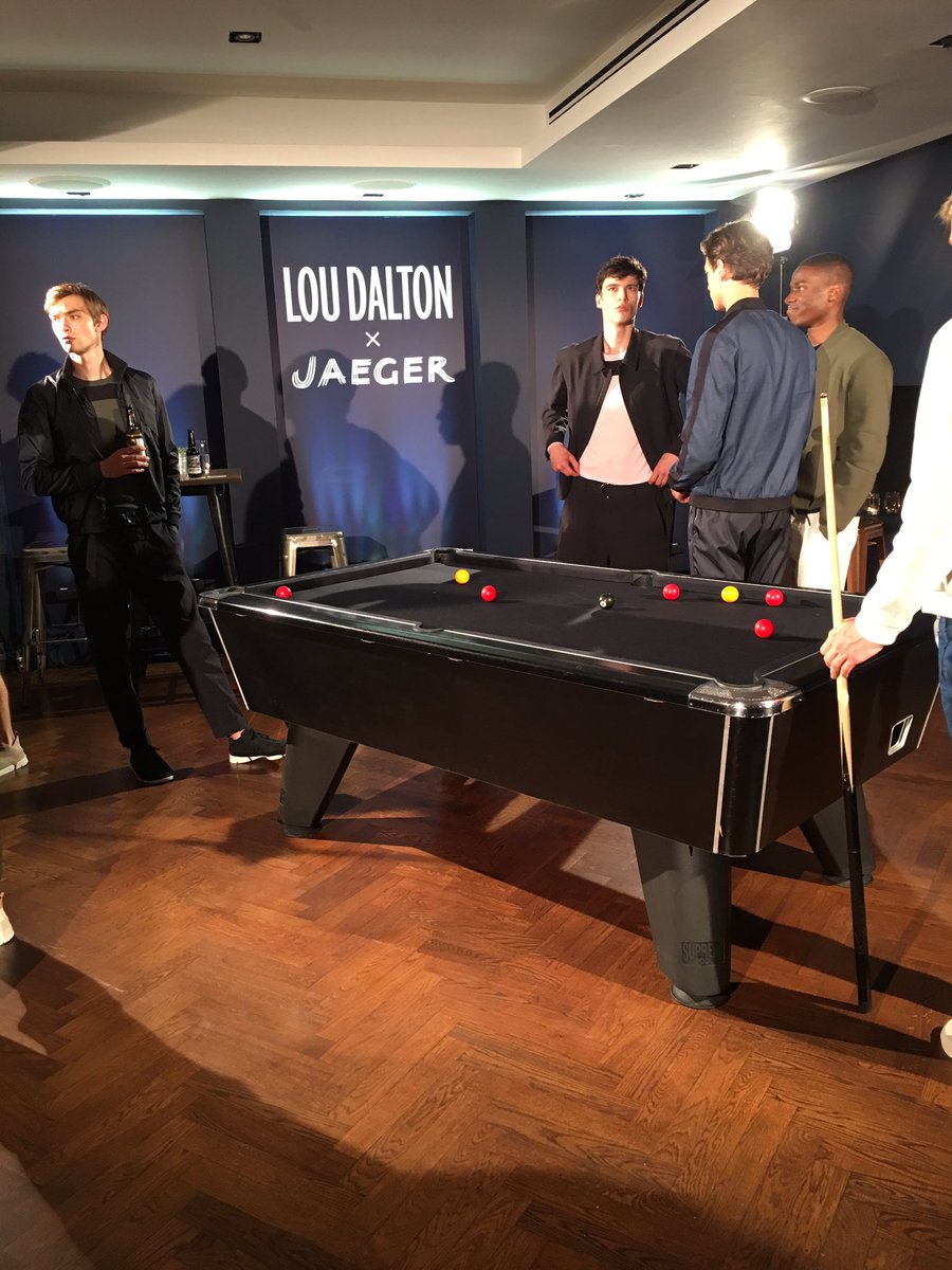 At the @loudaltonmenswear X <a href="/JaegerOfficial/">Kiwi Feet 🥝</a> #LCM Party &amp; Collection Showcase <a href="/BFC/">BFC</a> #LouDaltonXJaeger
