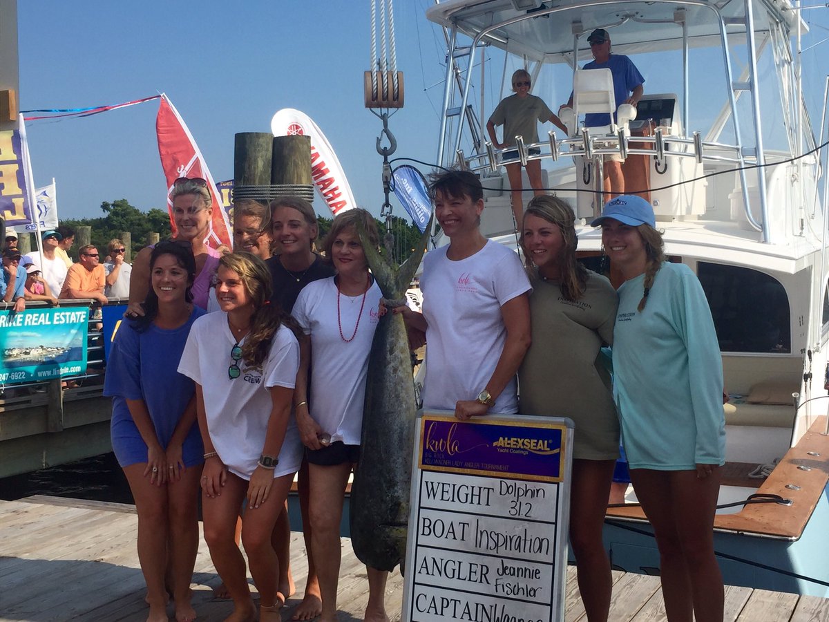 INSPIRATION with a 31.2 dolphin!! Congrats ladies, well deserved!