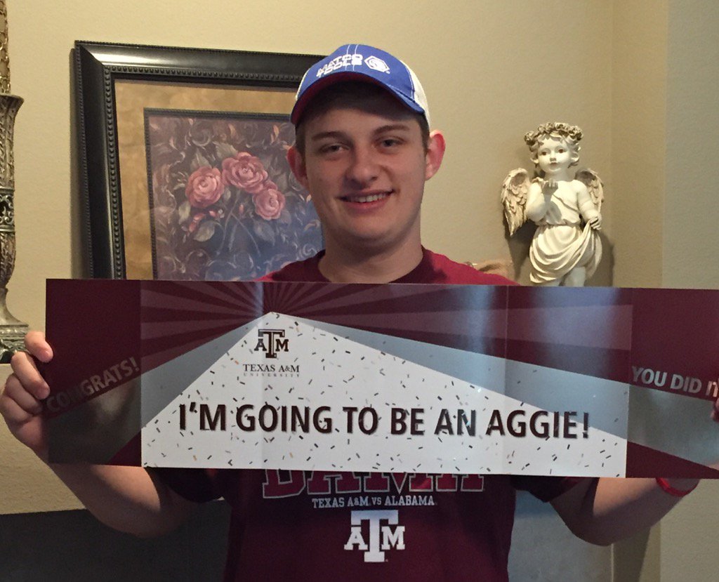 epdentler's tweet photo. Congratulations @CoryDentler !! So proud of you!! Gig'em!! 👍🏻 https://t.co/TQ1FsL3oAw