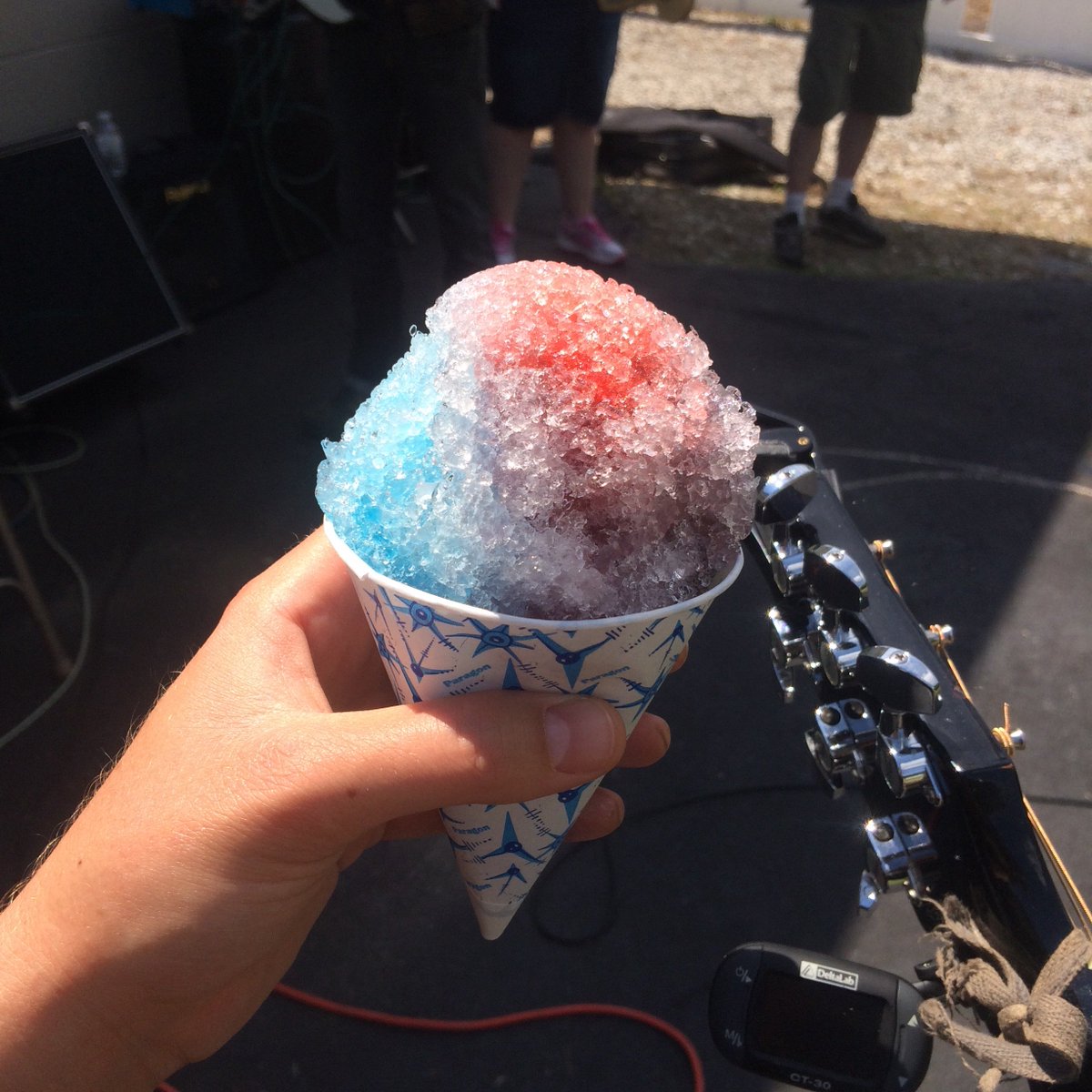 tfgeneration's tweet photo. Best place to play a show on a hot day! #nearthesnowconemachine https://t.co/hAHmREMNut