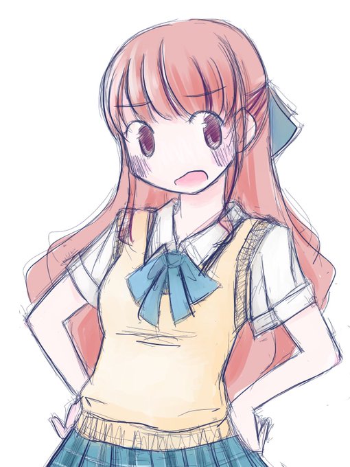 EstさんがTwitterに投稿した折笠アユム(ゾンビランドサガ)のイラスト。