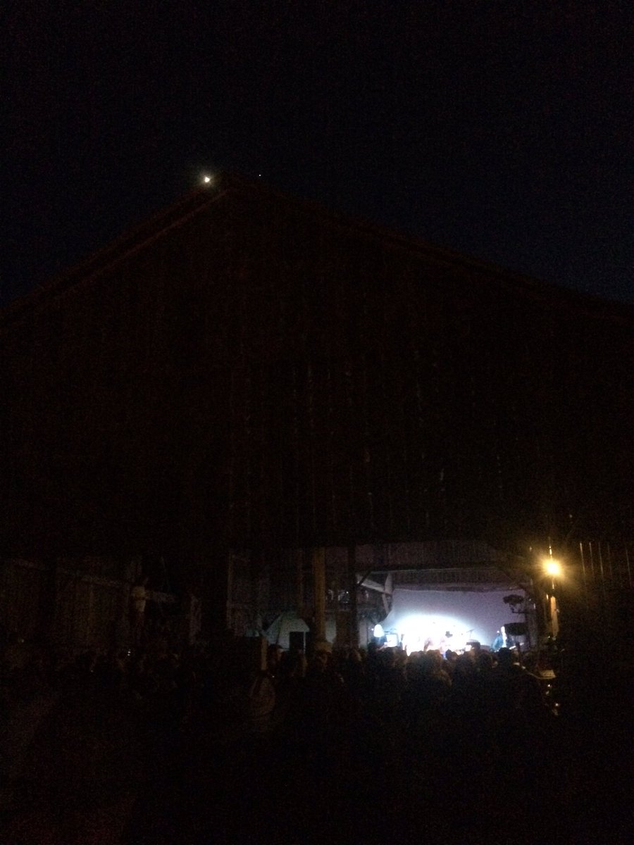 Now Moonlite Sloan concert at <a href="/TheNewFarm/">The New Farm</a> barn! Perfect Summer day.