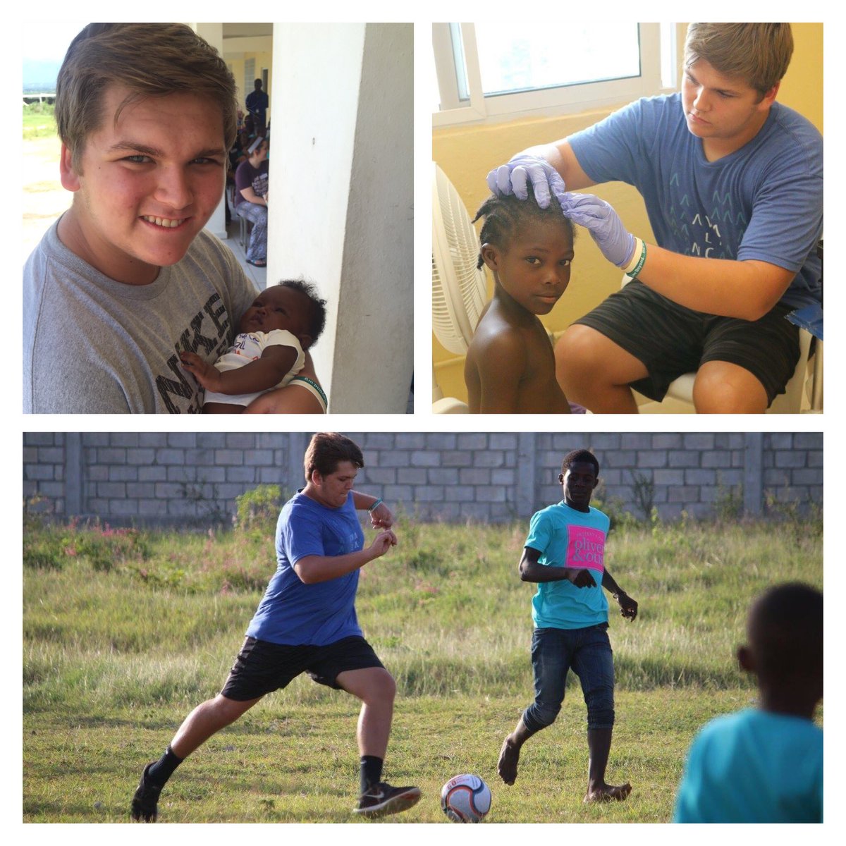 CalebHatchett54's tweet photo. I may have gotten malaria but it was worth it for showing the Haitians how a real man plays soccer https://t.co/zYIx4BaEVK