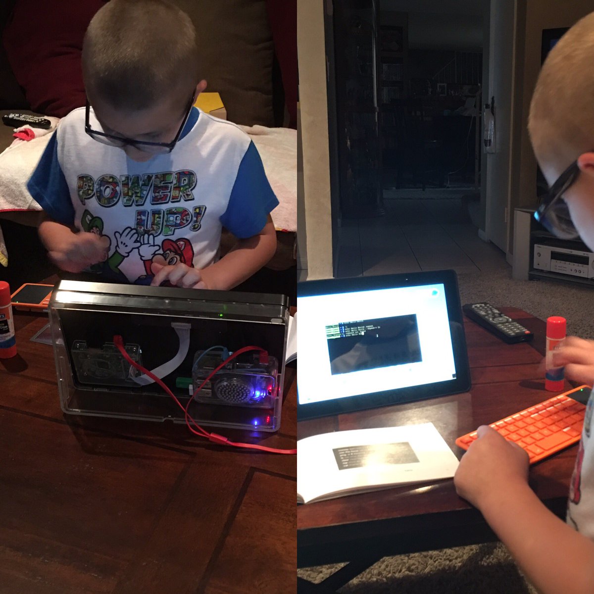 bdcof3's tweet image. Built it, writing line commands in Linux &amp;amp; Python to hack minecraft! #kanocomputer #futurehacker #rasberrypi2