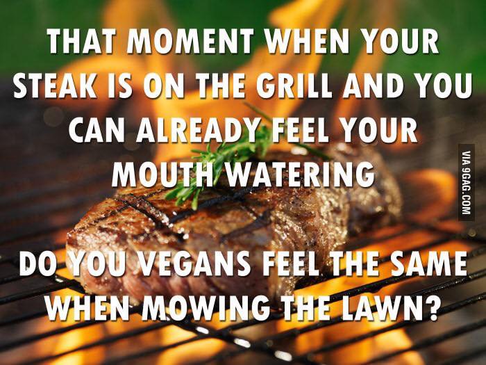 A great question! #vegan #beef