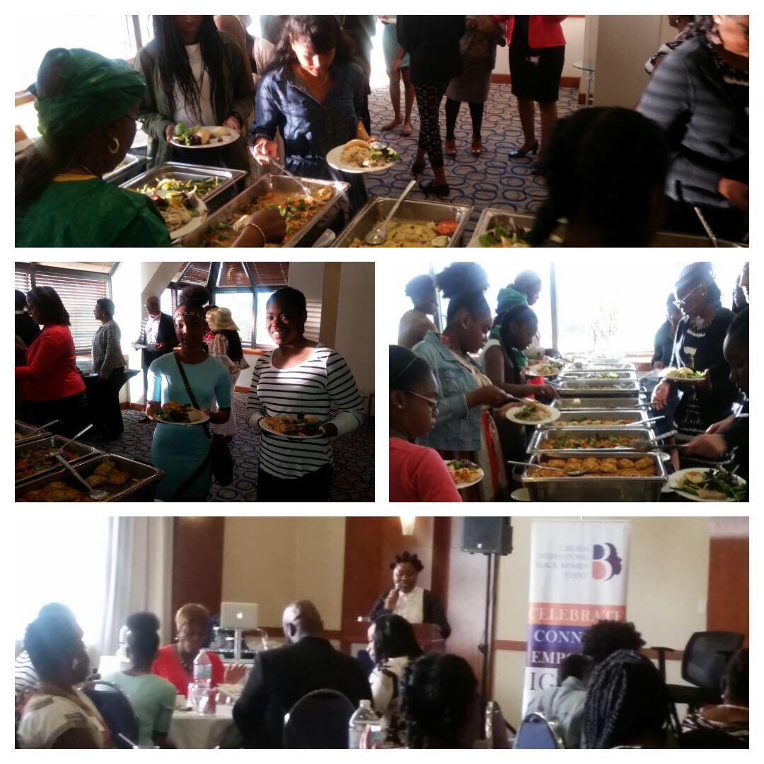 MSMS girls enjoying luncheon on Friday at Canada Black Women event <a href="/PeelSchools/">Peel District School Board</a> <a href="/patrika59/">Patrika Daws</a>