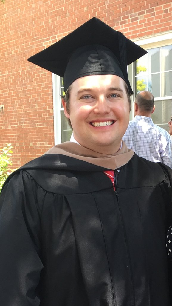 NCCMensTennis's tweet photo. Assistant coach & alumnus Mason Sass graduates for the second time from @northcentralcol. Congrats, #NCGrad2016!! https://t.co/UWv1BGmPNV