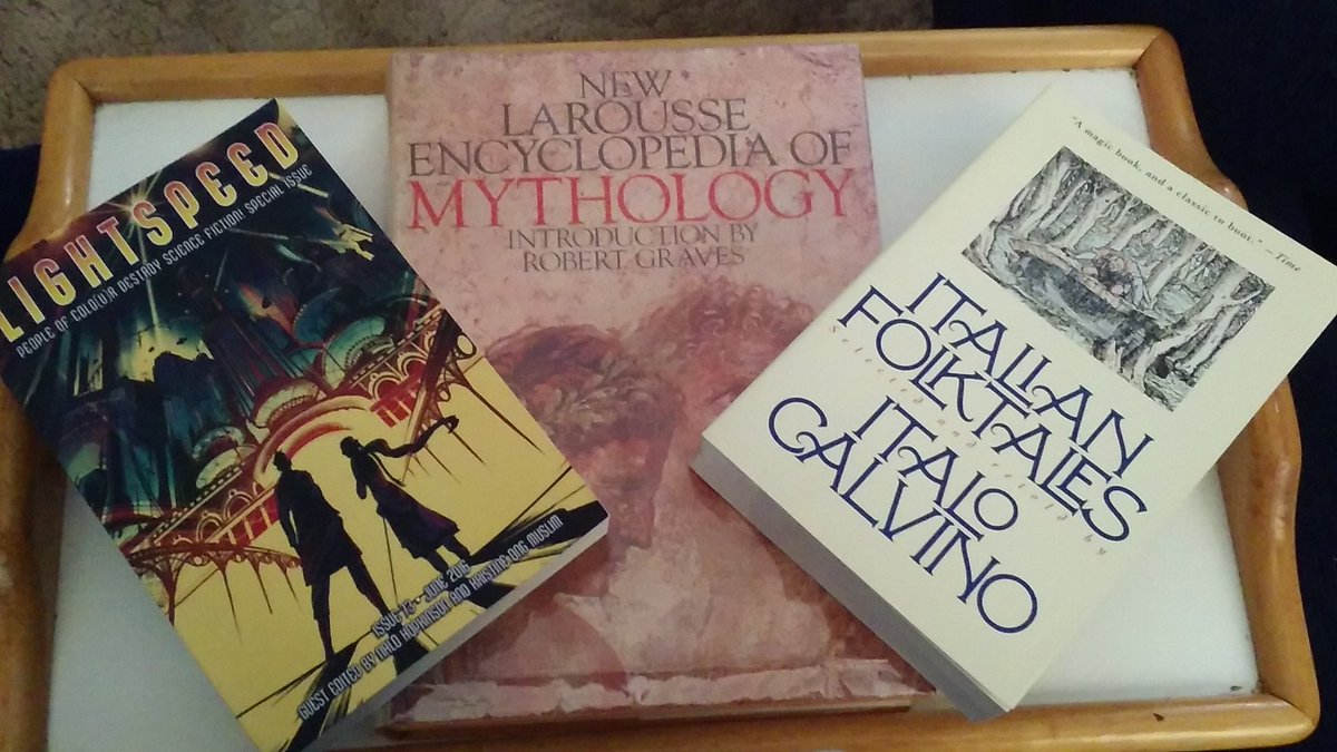 jtokeefe's tweet photo. This is what it looks like when a librarian falls off the wagon. #booklove #MythNerd https://t.co/OrntbssmGp
