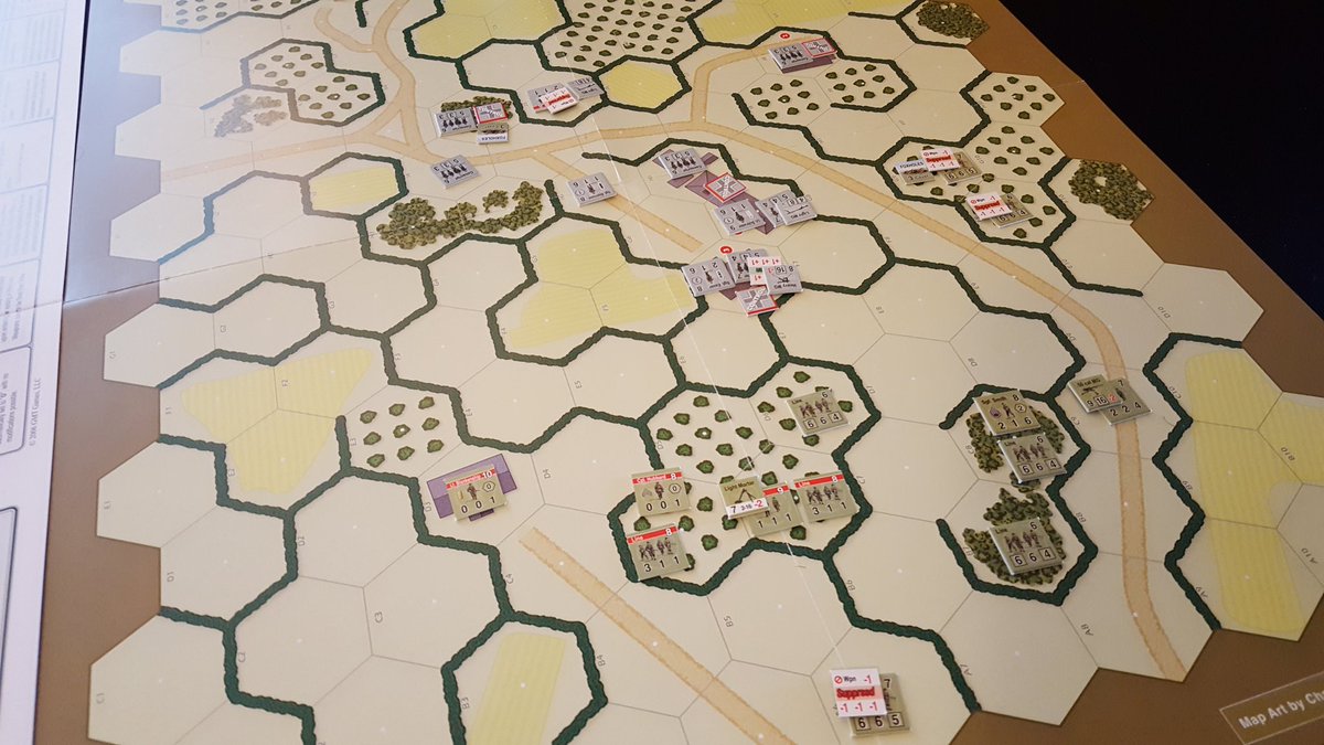 Saiwyn_Hy's tweet image. Things are heating up in Hedgerows &amp;amp; Hand Grenades. #CombatCommanderEurope  @gmtgames