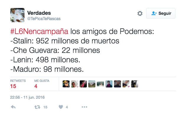 IzquierdaUnida's tweet photo. Buen tuit. Le faltó anticomunismo, pero buen tuit. https://t.co/1UzkwdKXtc