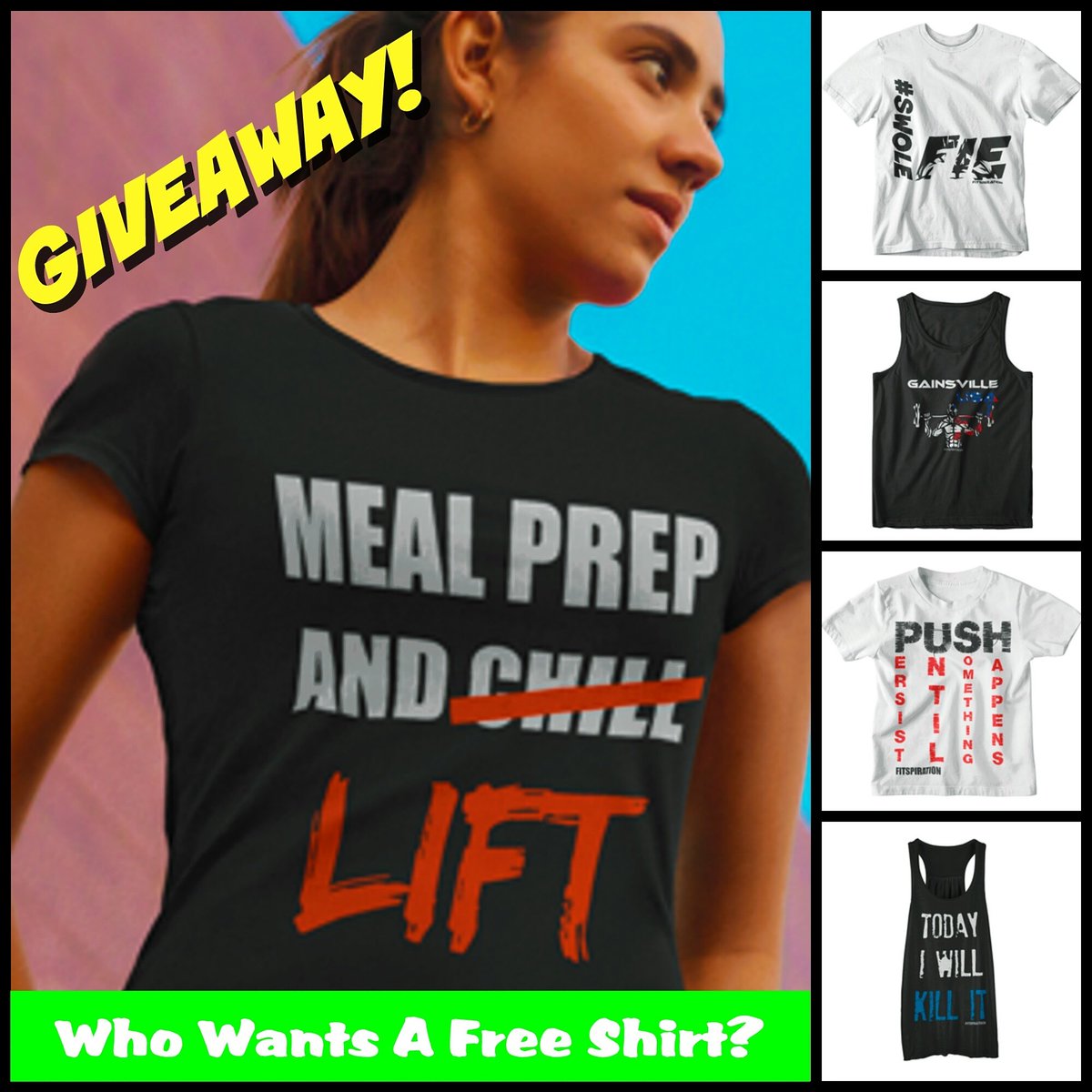 FitspirationFA's tweet photo. Hey guys check out our #giveaway, get the full details https://t.co/NrOArhieX5
#swag #fitspiration #win https://t.co/KoJafp0eTJ