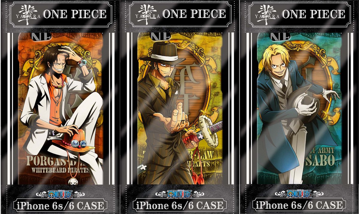 ট ইট র One Piece 麦わらストア公式 新商品 麦わらストア限定輩iphone6 6sケース スーツ ルフィ ゾロ エース ロー サボ 各2 900円 税 入荷状況は各店へお問い合わせください 麦わらストア Onepiece