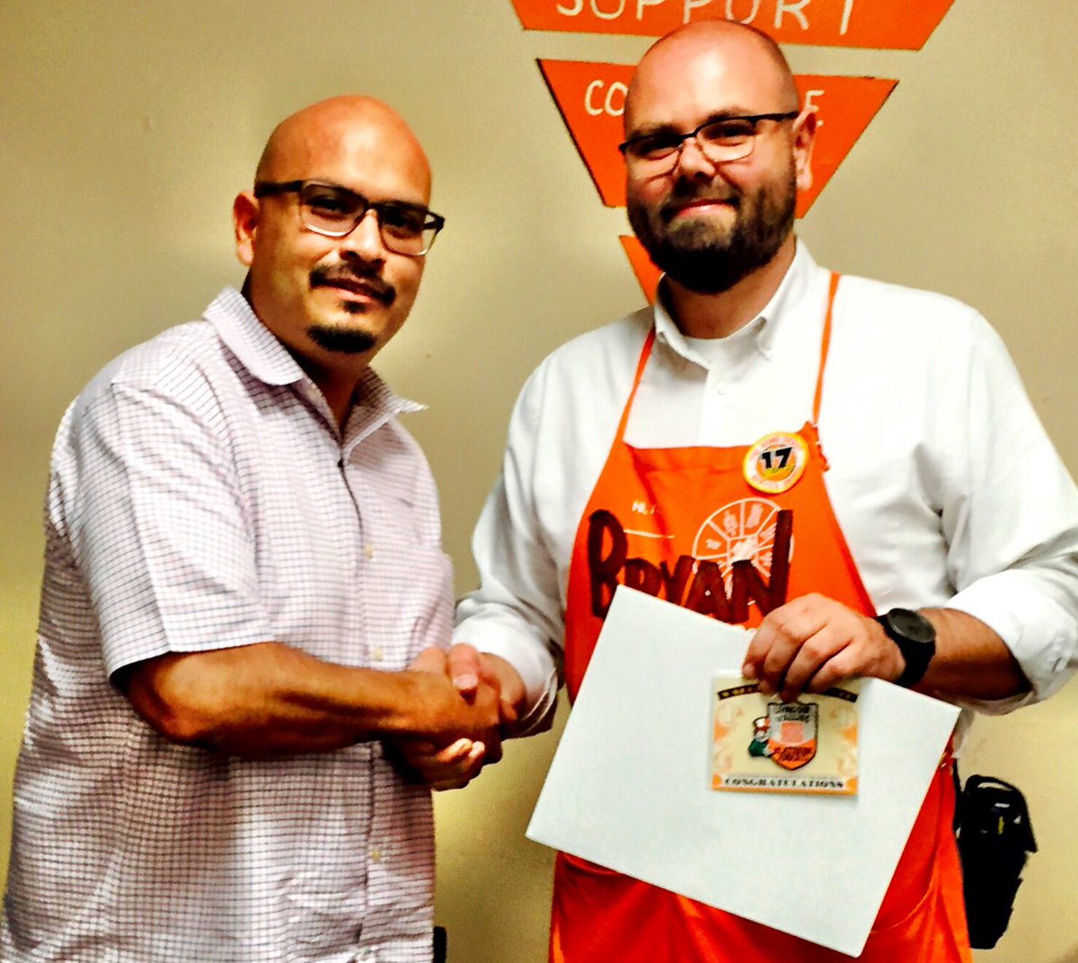 BryanKaeser's tweet photo. Three Platinum Winners! Corina, Roderick and Luis! All role models! Best of the best. Thank you all! https://t.co/BnQOFNnYnY