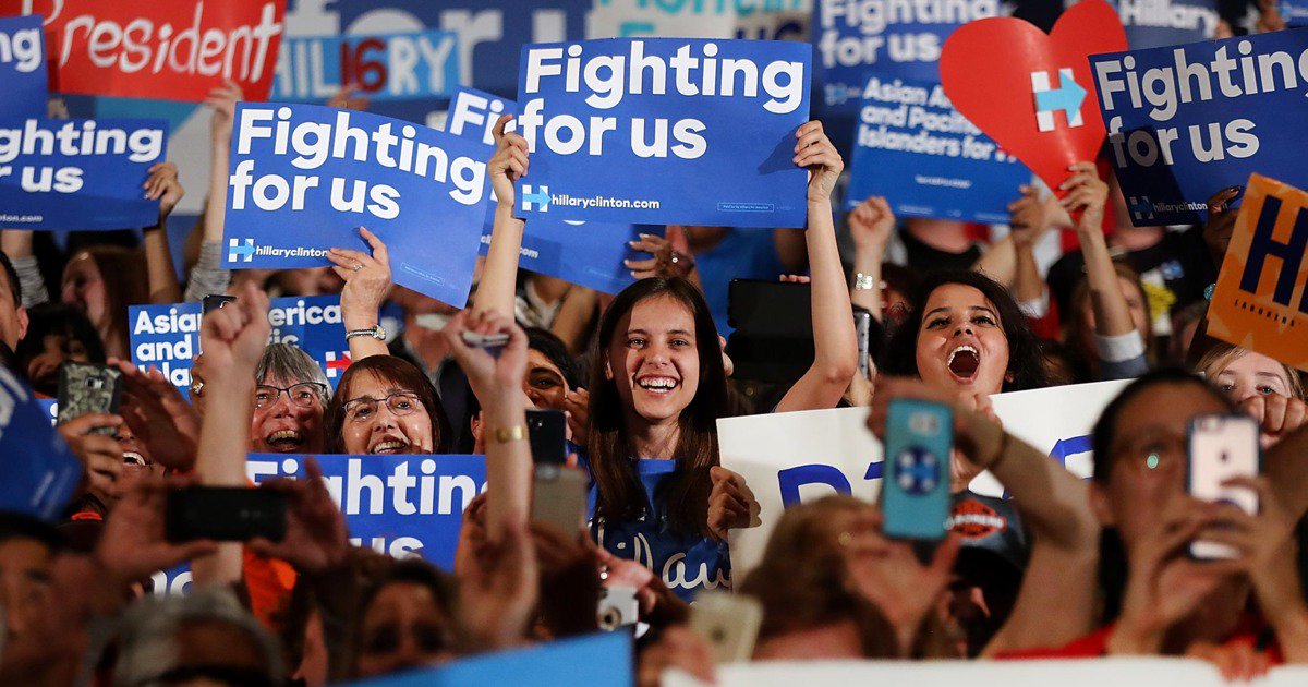NYMag's tweet photo. Hillary Clinton’s problems with millennials are not as big as advertised: https://t.co/iFcC3rKcFv https://t.co/v2YJ2Mistn