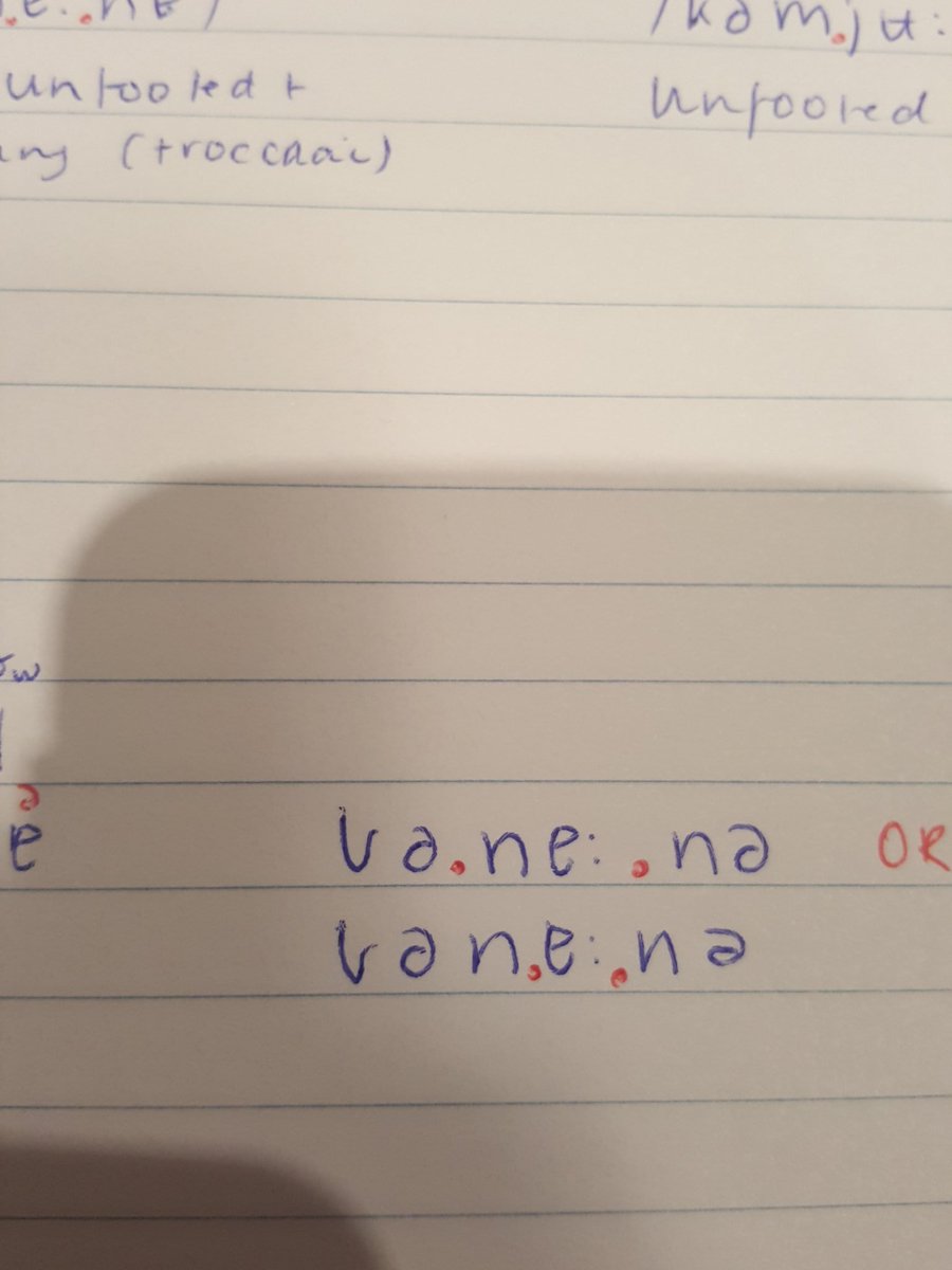 LayalHanna2's tweet photo. @NathanielRSwain  #lingphon16 lecture notes says top answer is correct, I had the bottom. Why is the top 1 right? https://t.co/rHz2DaIgOm