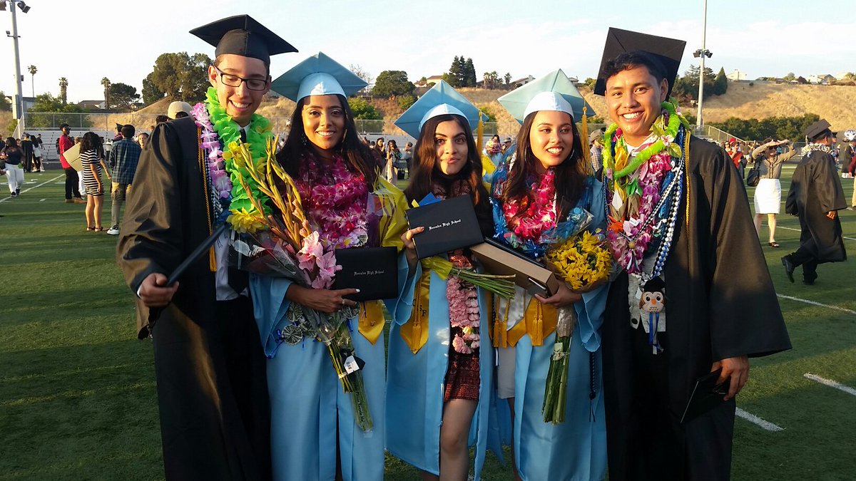 WCCUSD's tweet photo. Hercules HS Class of 2016  closes out #gradweek2016. Watch all of the ceremonies again https://t.co/ja6IL4hcpW https://t.co/x57ZfB76iz