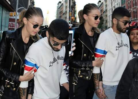 waa1Direction's tweet photo. Zayn y Gigi en las calles de Nueva York https://t.co/fLxAkJiSYW