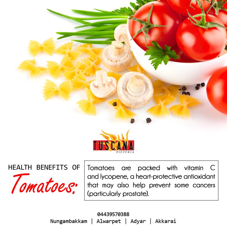 TuscanaPizzeria's tweet photo. Some healthy #ItalianCuisine tips for you... #Tuscana #Pizzeria #HealthBenefitsOf #Tomatoes https://t.co/EOL64b1jkf