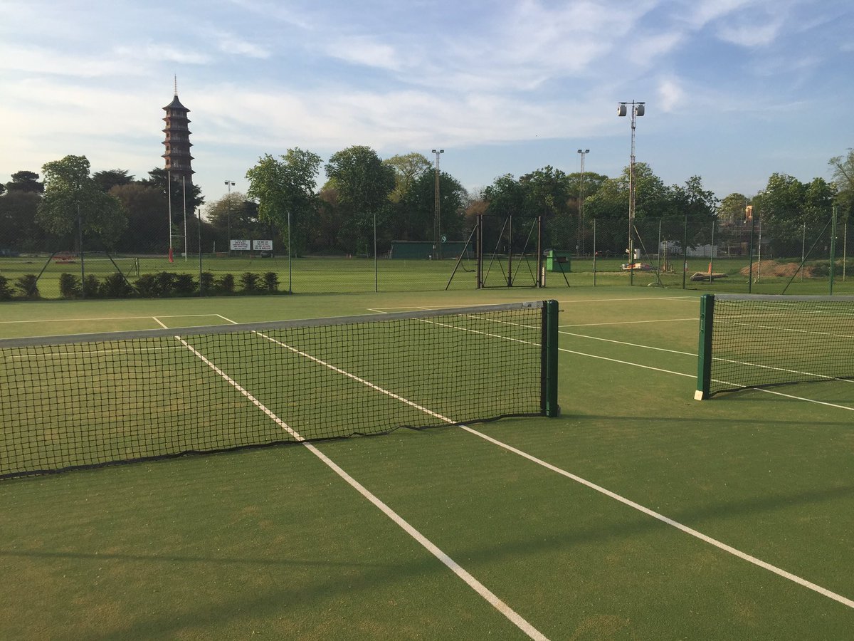 Rain has stopped so club tennis starts in an hour