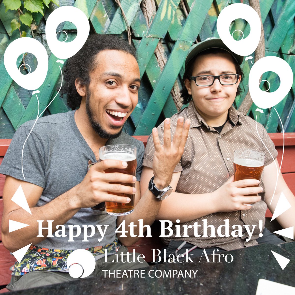 lareece93's tweet photo. @LittleBlackAfro turns four today!! Damn. Thanks for the support everyone! @HYP_SLAM @StorefrontTO @HamiltonFringe https://t.co/NB4HP0tDj6