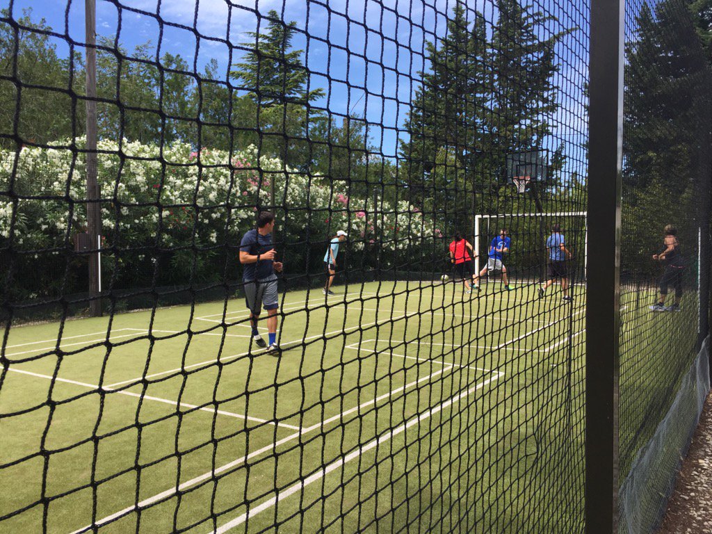 TeamFirstSA's tweet photo. Backyard 3v3 in France @MiaHamm @TexasSoccer @CoriBoyle @kdigger6 @LIVEtrack40 #livingthedream #Euro2016 https://t.co/0ZAG6FLAtP