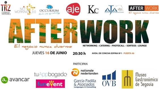 El mejor AFTERWORK de Madrid el próximo Jueves 16.06.16 a las 20:30h en la Terraza del Bernabéu ( entrada puerta 46)