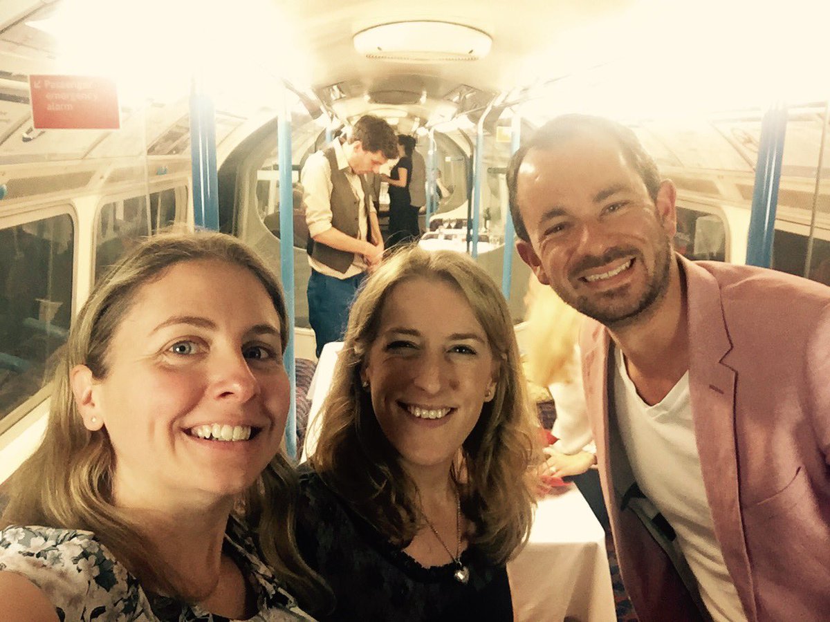 Katieksr83's tweet image. Great night @BasementGalley 
Quinoa and goats cheese on a tube train!!? #tubedinner