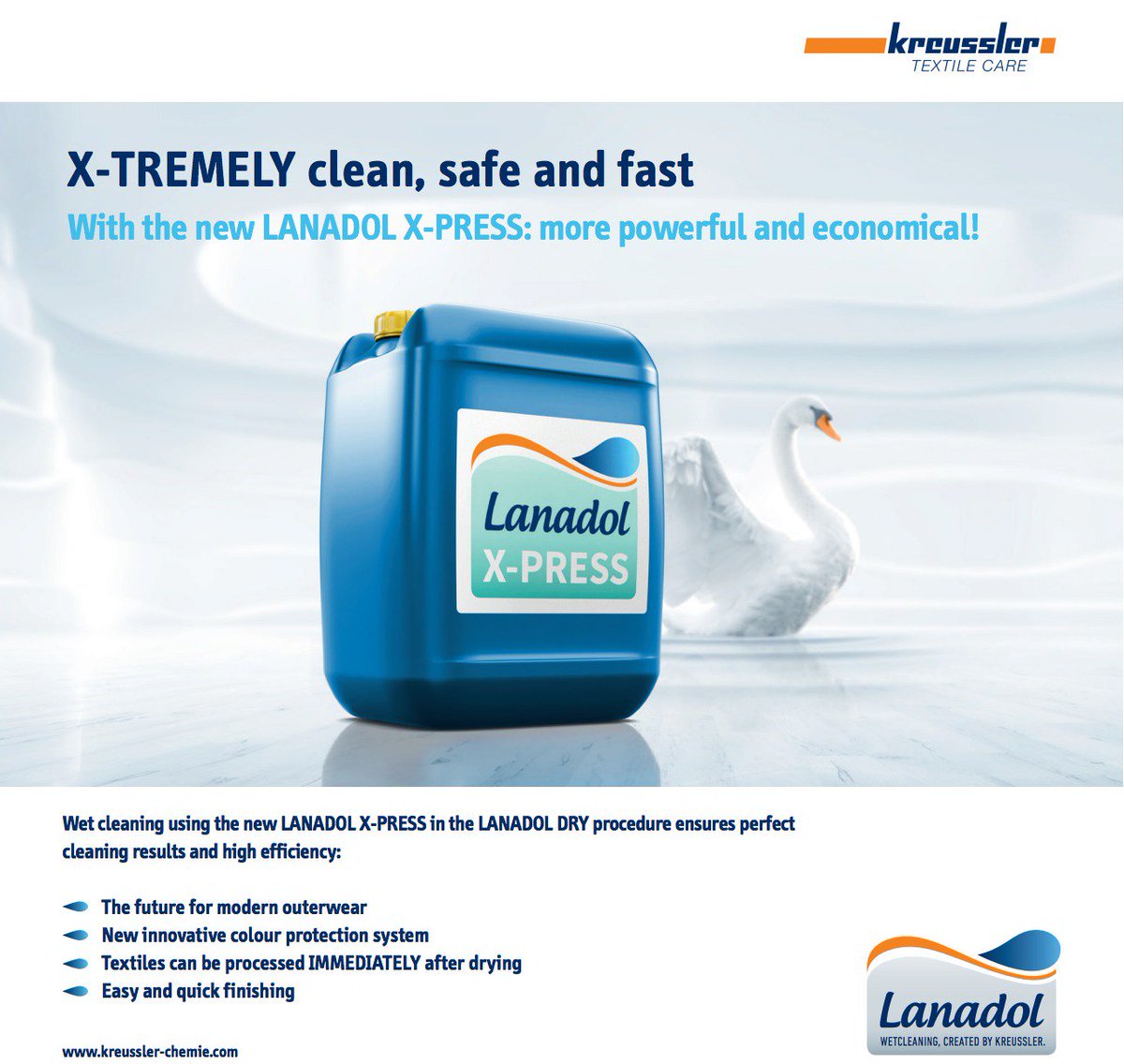 Come talk to us about NEW Lanadol X-Press. Wet cleaning at it's best! #texcare16 #garmentcare