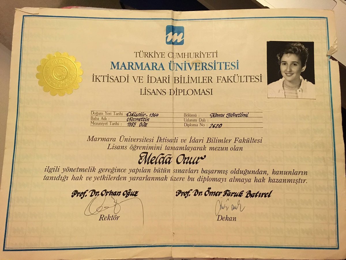 #DiplomasızHükümsüzCB
Bu diploma gerçekse...