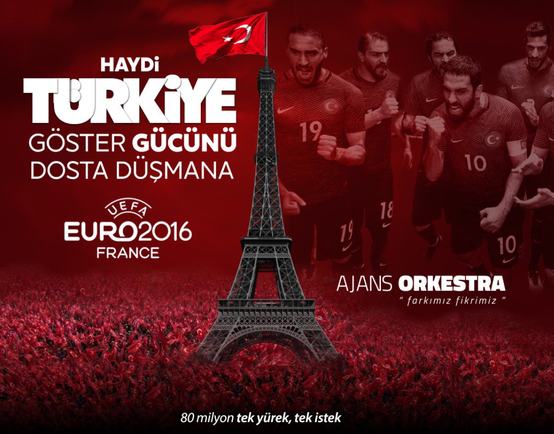 #TUR #EURO2016 #BizBittiDemedenBitmez
#OrangeSponsorsYou