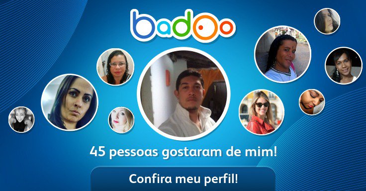 Conviva com Juarez e outras novas pessoas bem divertidas pertinho de você quando entrar no Badoo!