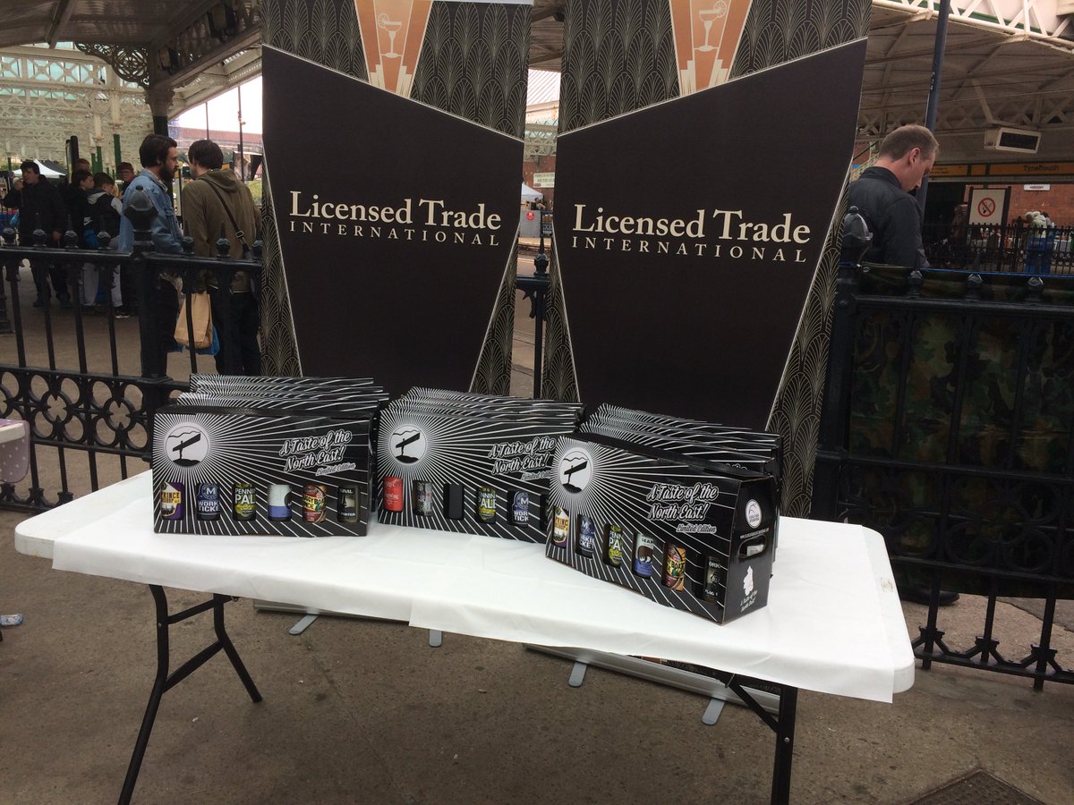 ltiuk's tweet photo. It's raining today, so why not come down to tynemouth market and pick up a limited edition north east beer box! https://t.co/myJ598oMy7