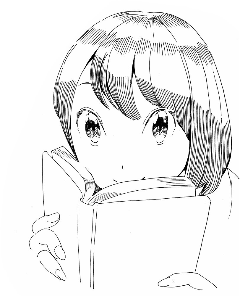 本を読む女の子 