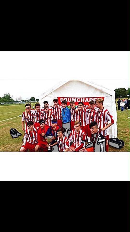 DUFC2002's tweet image. Great day for the boys at the Drumchapel United tournament yesterday 1st of many silver wear for the lads #DUFC🔴⚪️