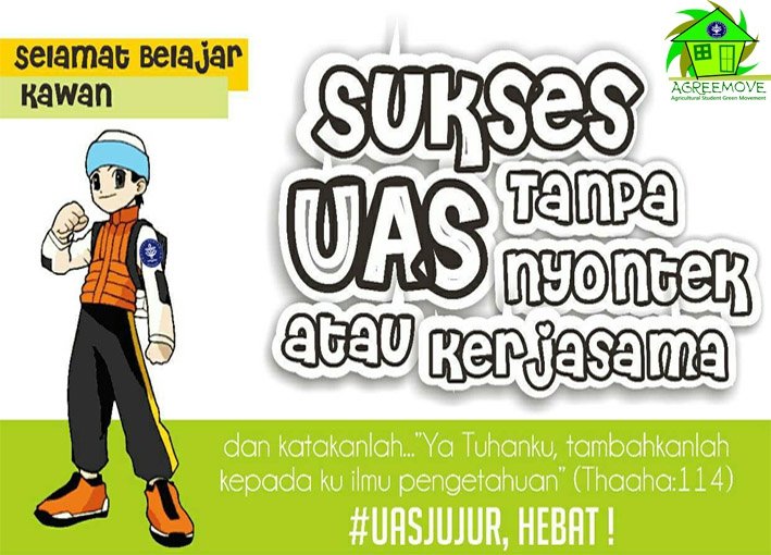 Selamat Menjalankan Ujian Akhir Semester Genap