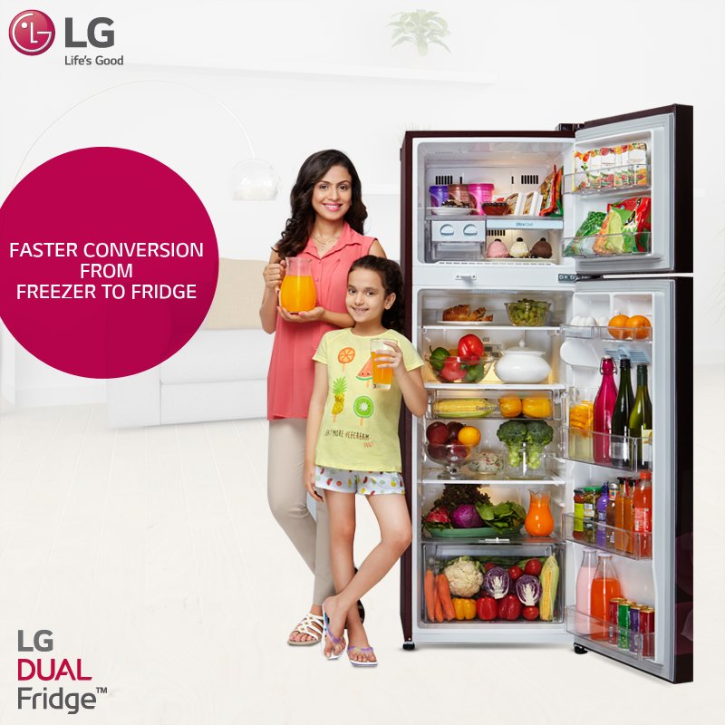 LG India on Twitter "LG Smart Inverter 3.0 Refrigerator turns