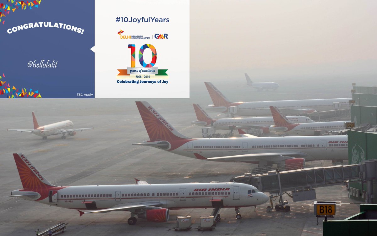 DelhiAirport's tweet photo. Congratulations to #Winner8 of #10JoyfulYears #Round3. Next post coming soon. Keep participating to win. https://t.co/dPhDjV0f7O