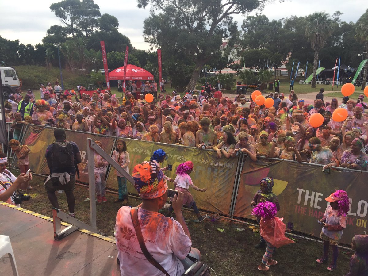 RMR897's tweet photo. The scene here at #ColourRunSA in PE #RMRNews https://t.co/sqWw8U95uP