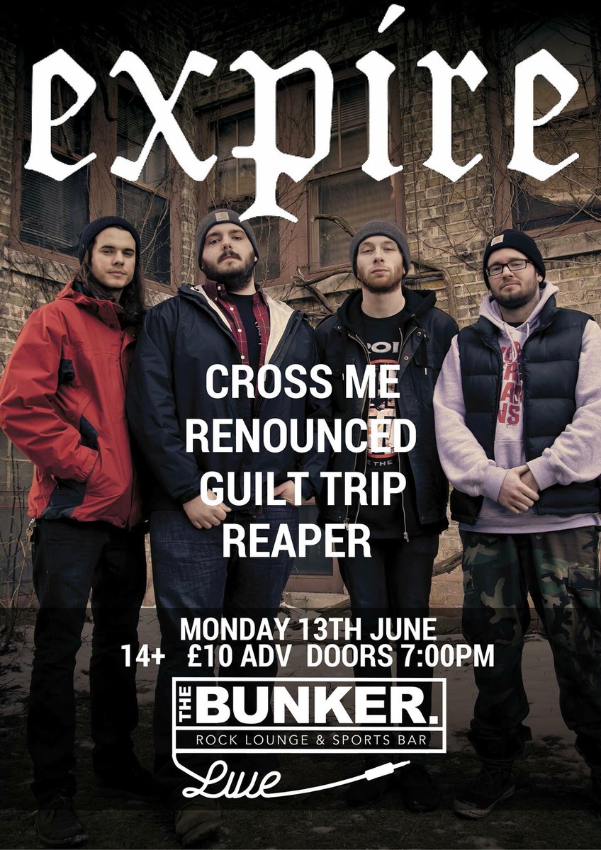 Tomorrow night! <a href="/ExpireHC/">EXPIRE</a> in Cardiff. facebook.com/events/9171764…