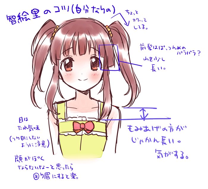いちごイチエ 飴沢狛 連載開始 Auf Twitter P絵師が担当アイドルの描き方を教える これおもしろそうだから顔だけやってみた ぶっちゃけ自分でも理想のちえりはかけない いちごイチエ 飴沢狛 連載開始 Auf Twitter P絵師が担当アイドルの描き方を教える これおもしろそうだから顔だけやってみた ぶっちゃけ自分でも理想のちえりはかけない