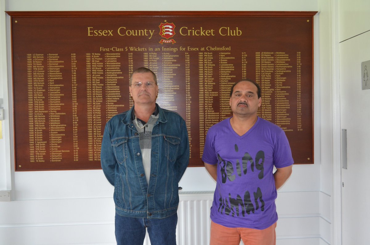 MattsPhoto_'s tweet photo. @EssexCCB @dcfcricket @EssexCricket @ECB_cricket 
Kent Pedersen &amp; Aftab Ahmed Pavilion Photo. https://t.co/q07zf6b01p
