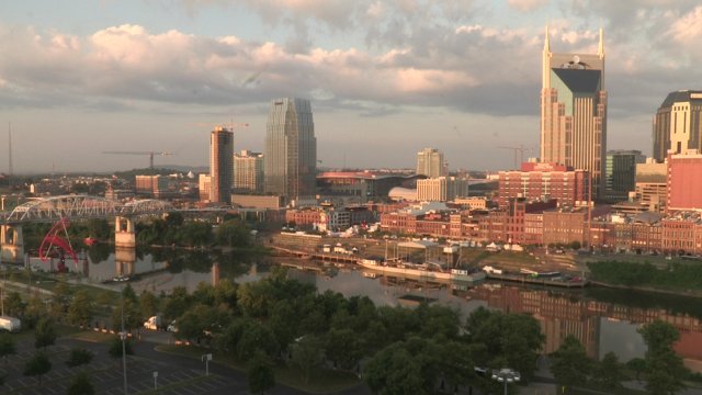Nashville is pretty as a picture this morning.