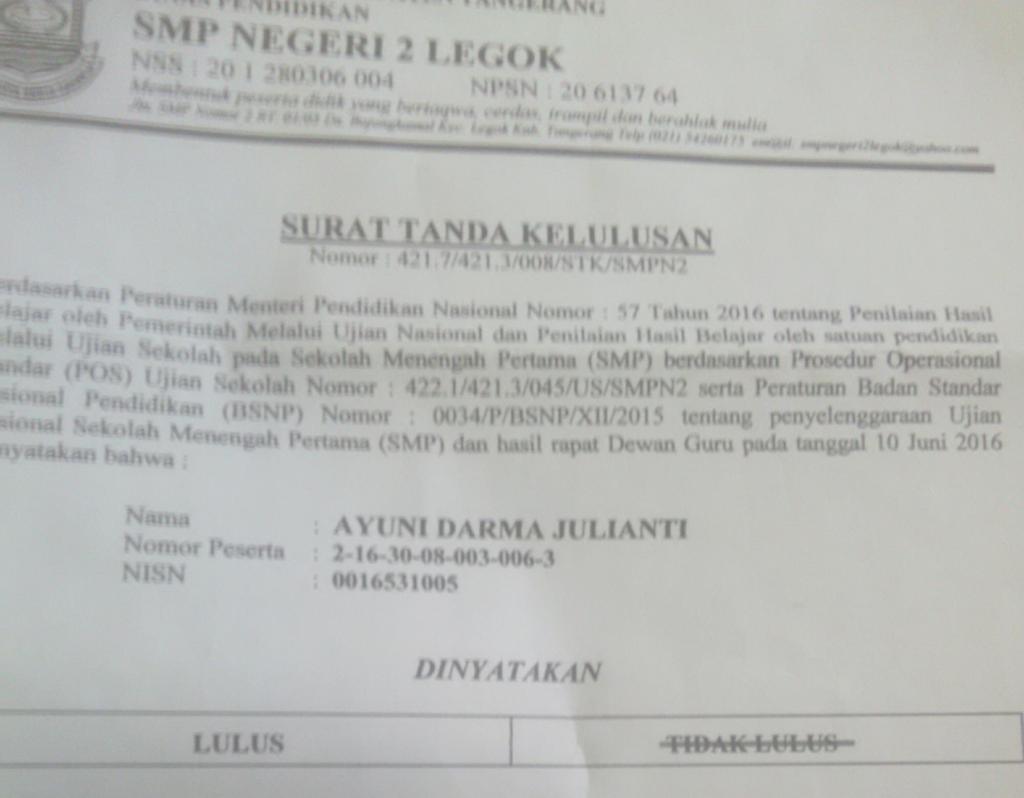 Kiciii aku LULUS say SELAMAT cehh 🙏 <a href="/mi_ChristyChiBi/">ChristySauraNoelaUnu</a> #tweetbarengkici