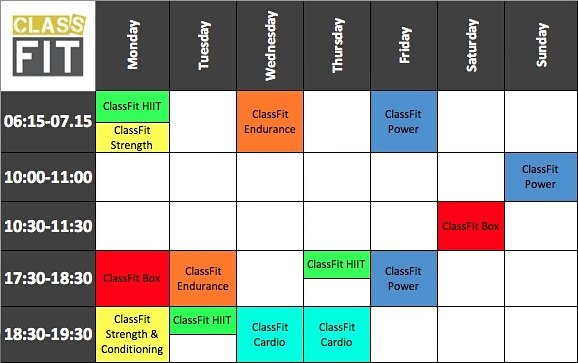 ClassFitUK's tweet image. More #HIIT  went down a treat.
Summer is in sight; think strong not skinny....This week's timetable:
#ClassFit