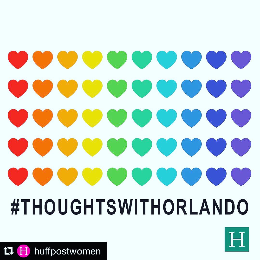 We stand with you Orlando. Sending love, light &amp; our deepest compassion. #ThoughtsForOrlando #thoughtswithorlando