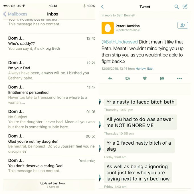 hey guys, I know sometimes it seems rude when I don't reply, but it's cos cunts like this ruin it for