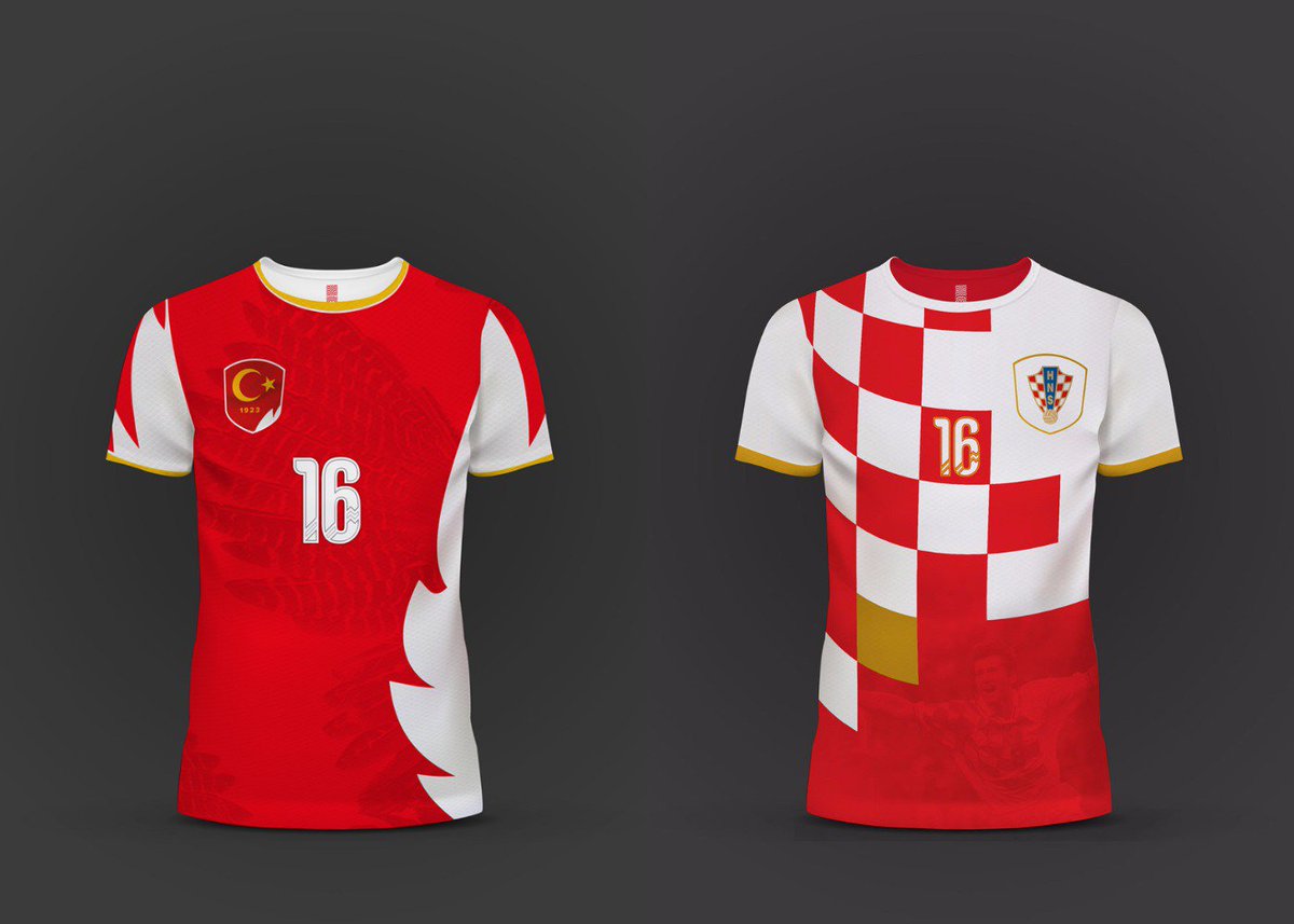 Rawnet's tweet photo. #TUR v #CRO #EURO2016 #RawnetKitOff Which do your prefer? #creativity #design Get voting - https://t.co/uAGVv7XCkN https://t.co/11zQQEqIwS