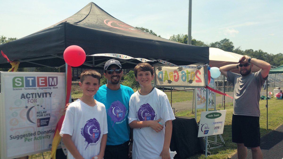 Team @Micron_Giving raised > $11k for fight against cancer, while having fun all along <a href="/AmericanCancer/">American Cancer Society</a> #RelayForLife