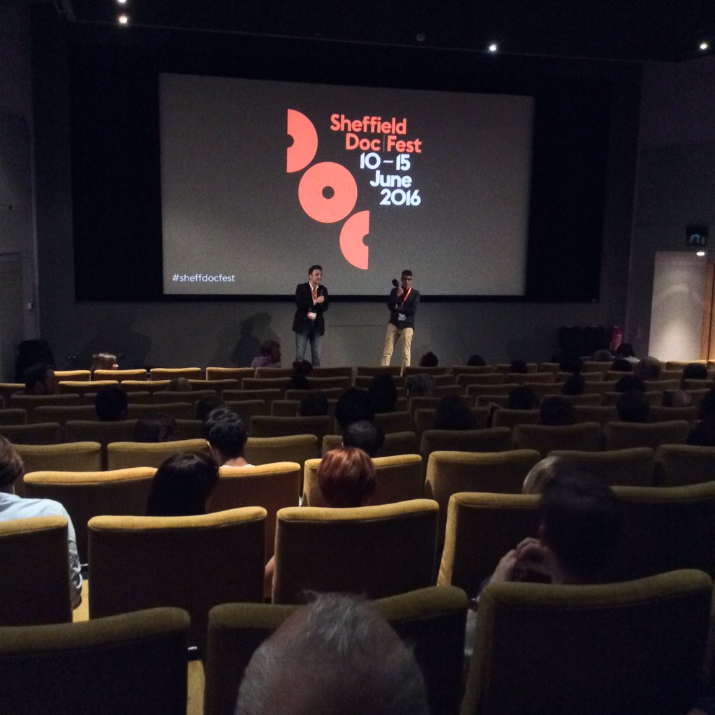 sheffdocfest's tweet photo. Rwanda &amp; Juliet Q+A with Director Ben Proudfoot in full swing in Showroom 3 #sheffdocfest https://t.co/uTpEpKfRAR