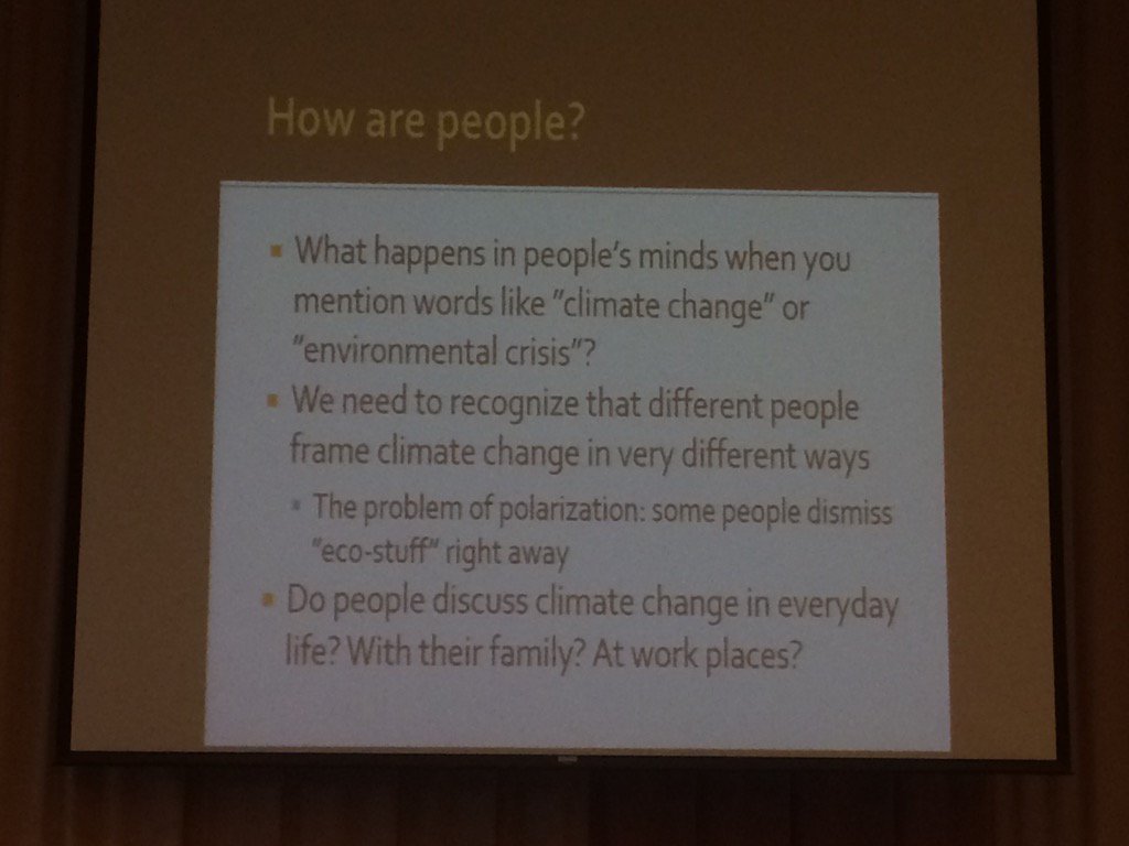 ristituuleen's tweet image. Kärsitkö ekoahdistuksesta? Eco-anxiety gives people physical symptoms. Panu Pihkala in #ECEN2016
